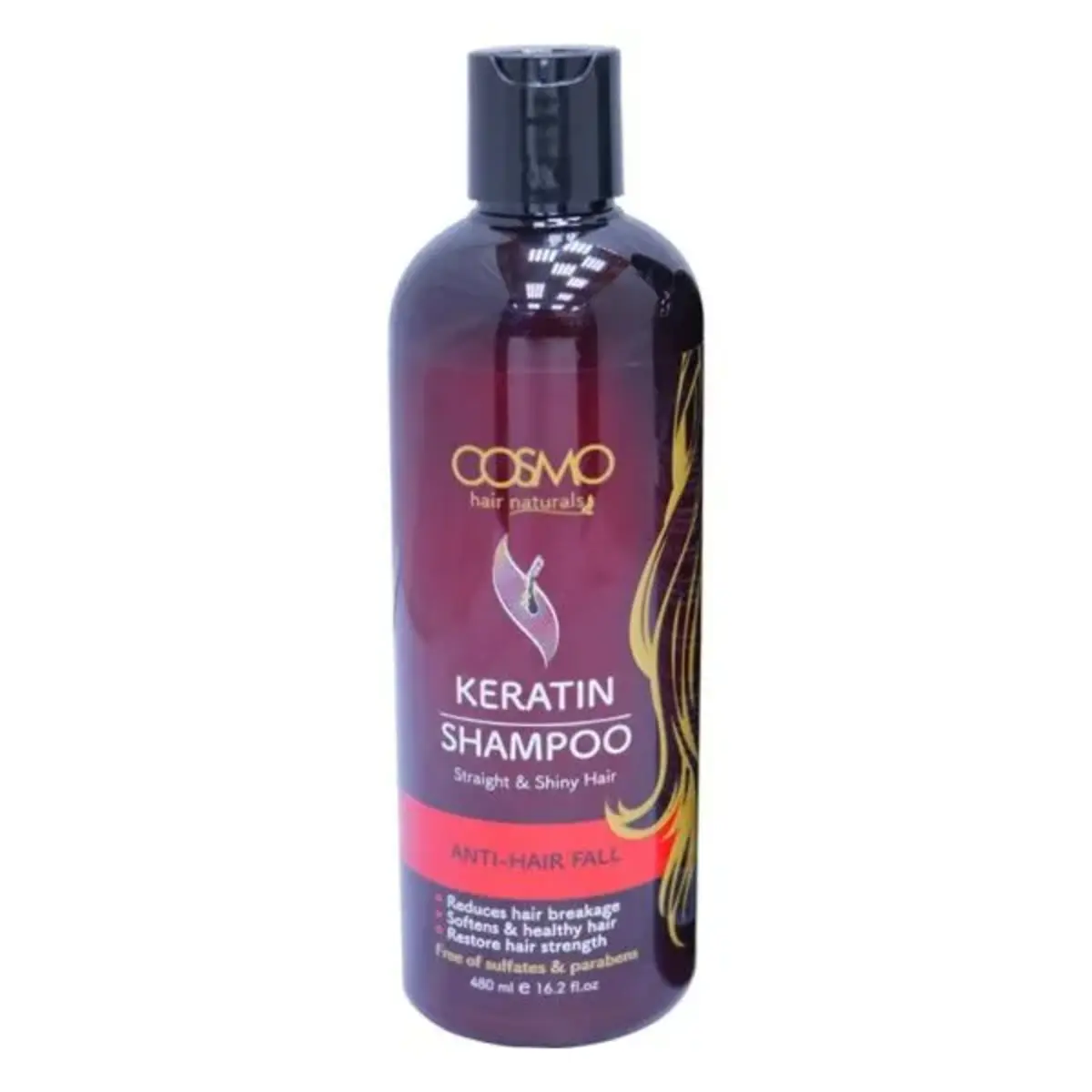 Cosmo Keratin Shampoo 480Ml